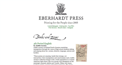 Desktop Screenshot of eberhardtpress.org