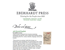 Tablet Screenshot of eberhardtpress.org